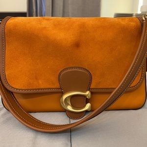 Coach suede tabby